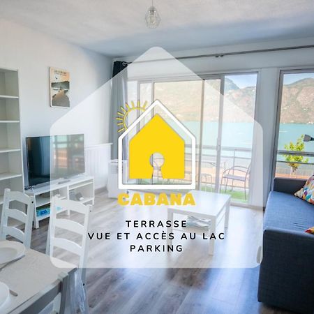 Cabana & Fenetre Sur Lac - Terrasse & Parking Tresserve Luaran gambar